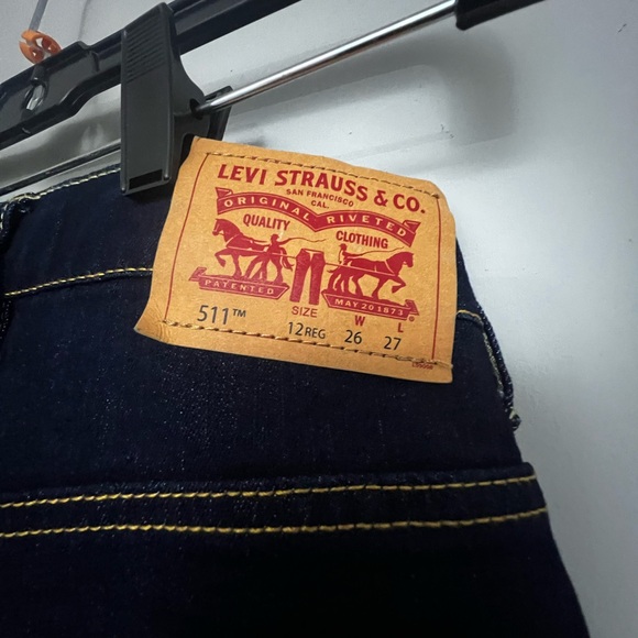 Levi's Other - Levi's Indigo Denim with Tan Label Size 12
